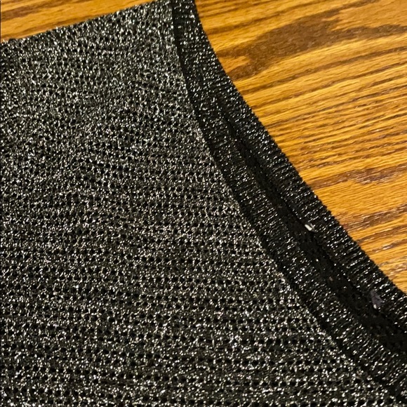 NYDJ Lurex double v neck sweater size XS - Picture 6 of 6